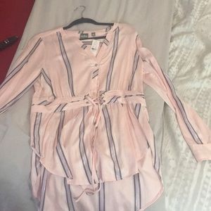 Beautiful Blouse.. Lavender, Grey & Light Pink